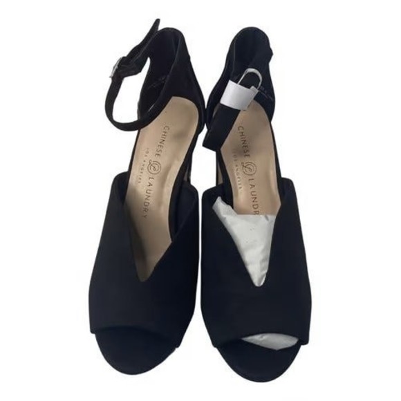 CHINESE LAUNDRY STARLEY DRESS SANDAL BLACK 7M - Picture 1 of 10